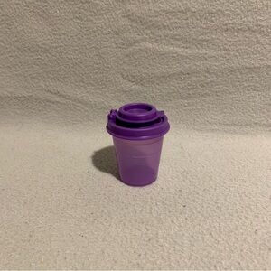 Tupperware Midget Salt or Pepper Shaker Mini Flip Top 2 oz Purple Color